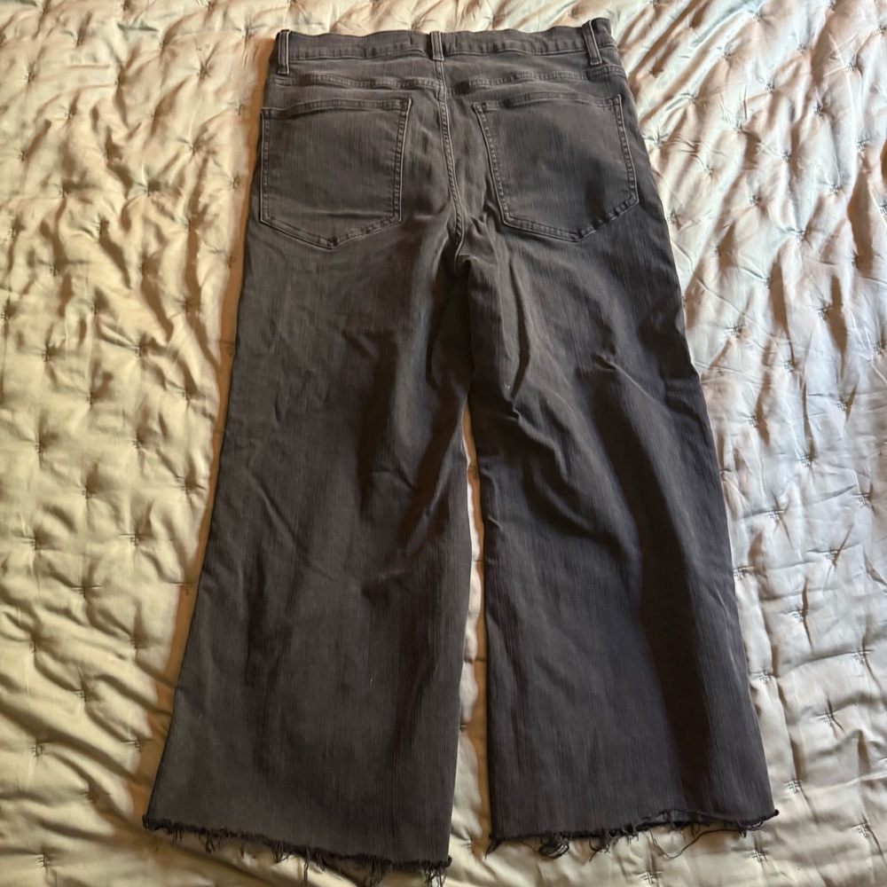 Madewell Flared Wide-Leg Crop Jeans